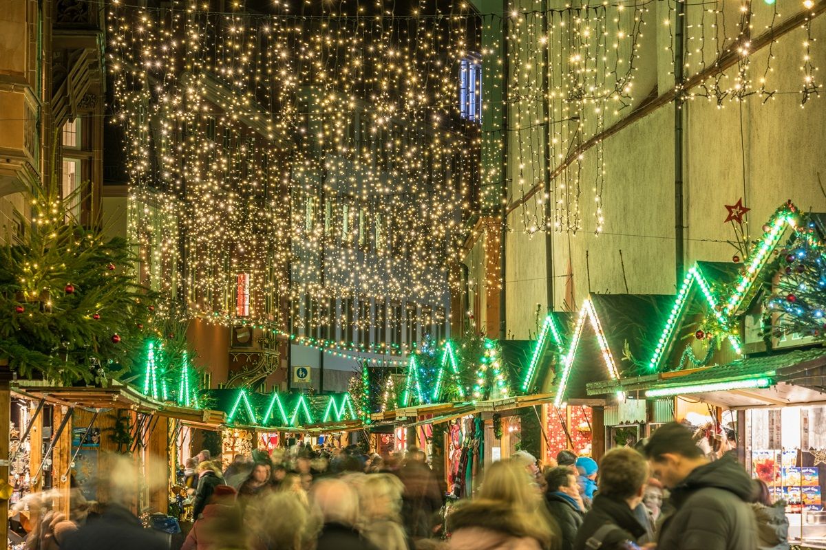 Beleuchtung in der Franziskanerstraße