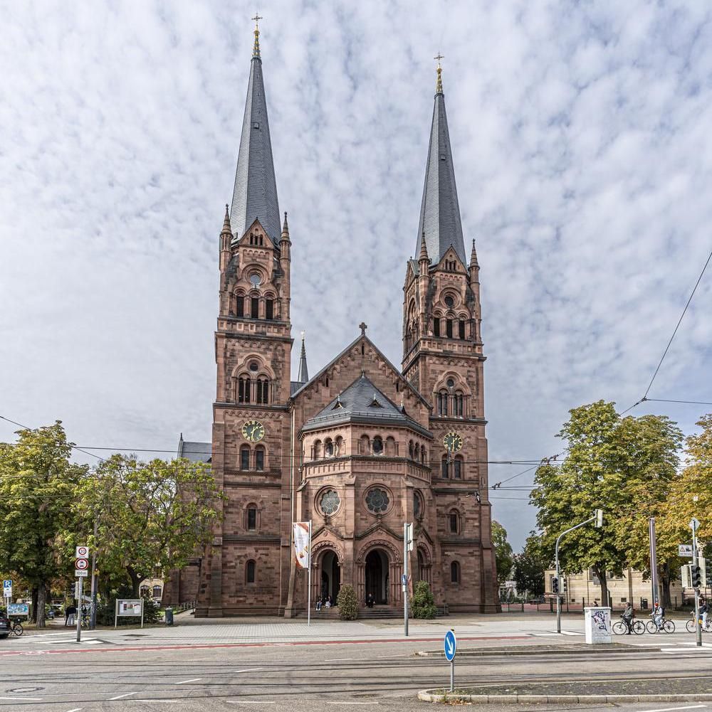 Blick auf die Johanneskirche