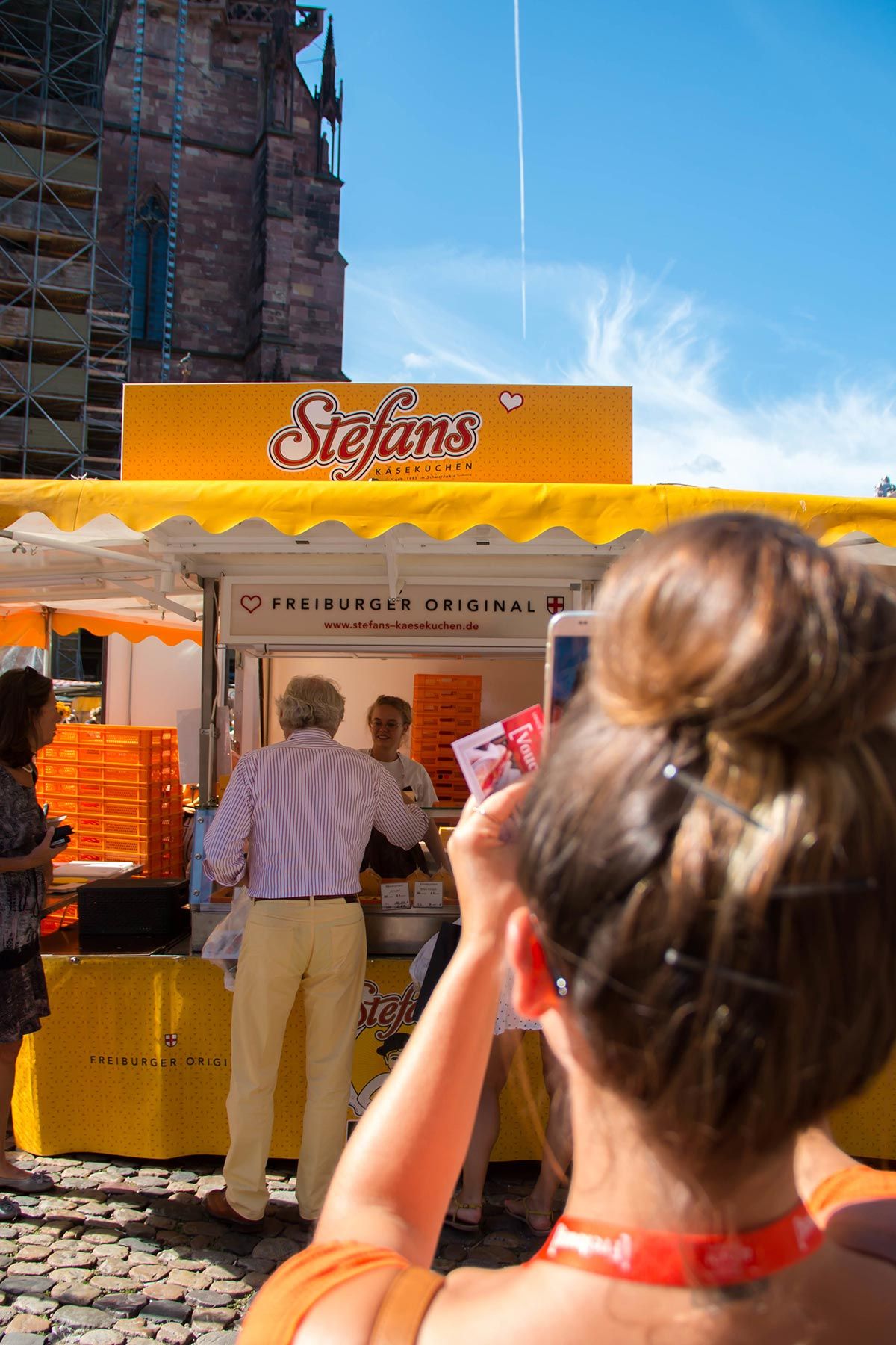 Stefans Käsekuchen am Münstermarkt