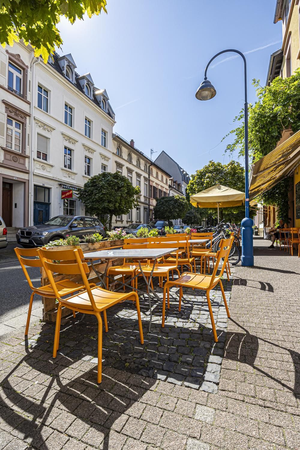 Café im urbanen Stühlinger