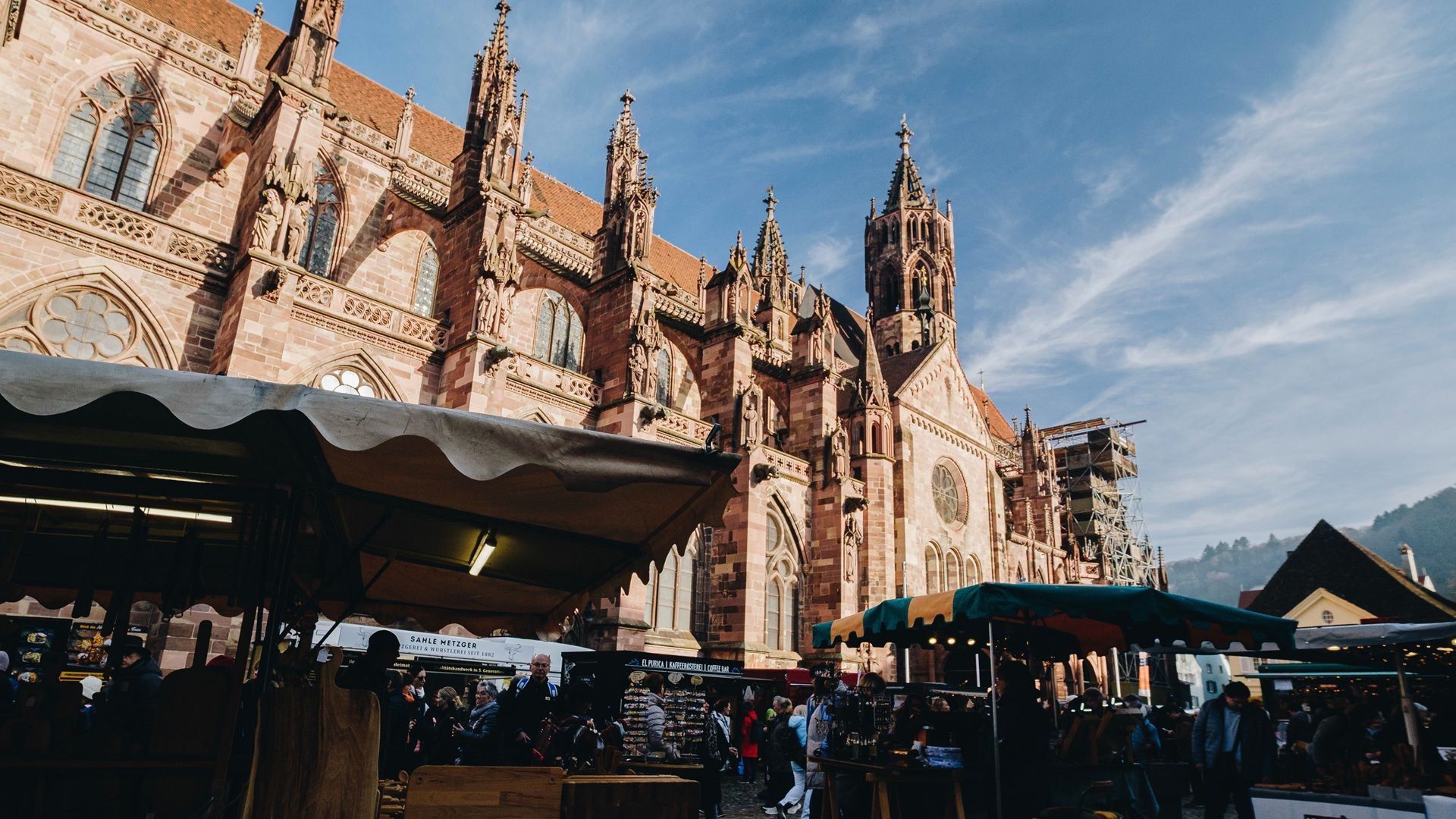 Blick auf das Münster und den Markt