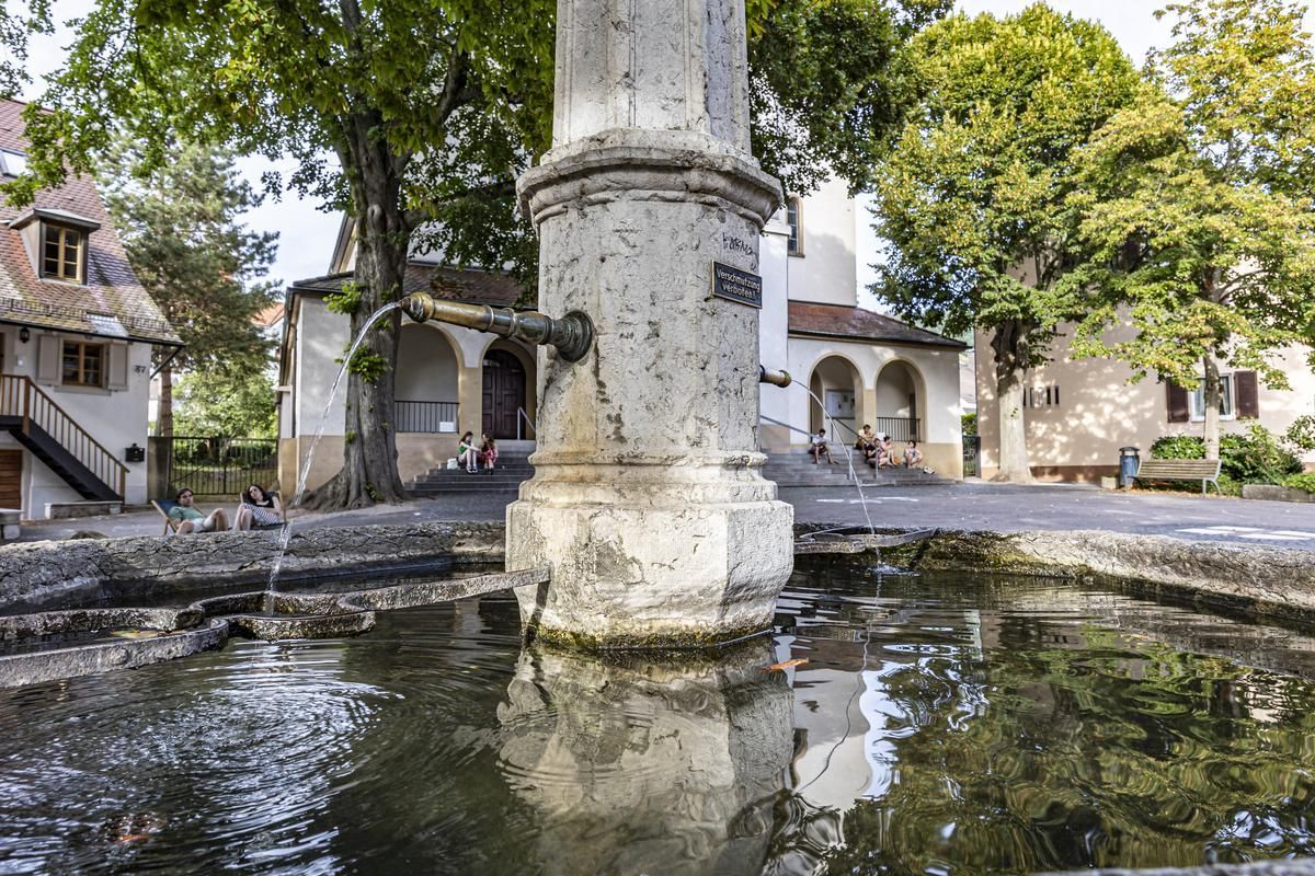 Brunnen auf dem Kirchplatz