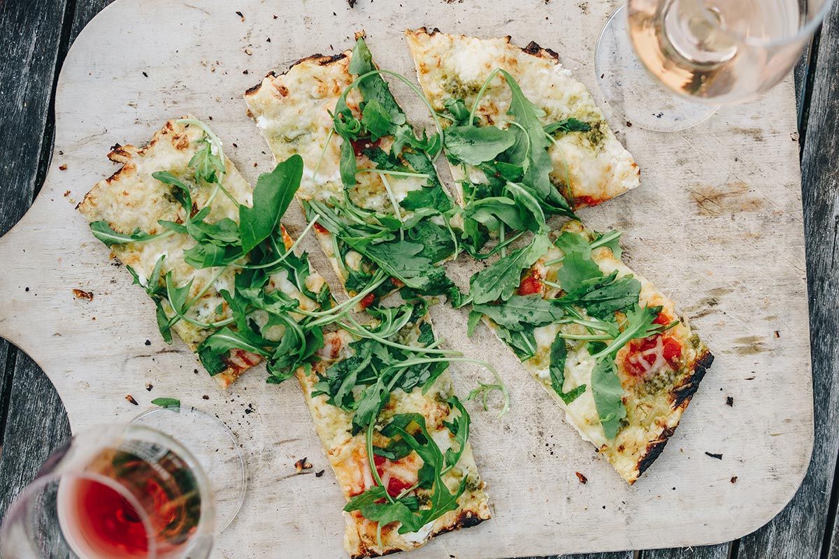 Flammkuchen aus einer Straußi
