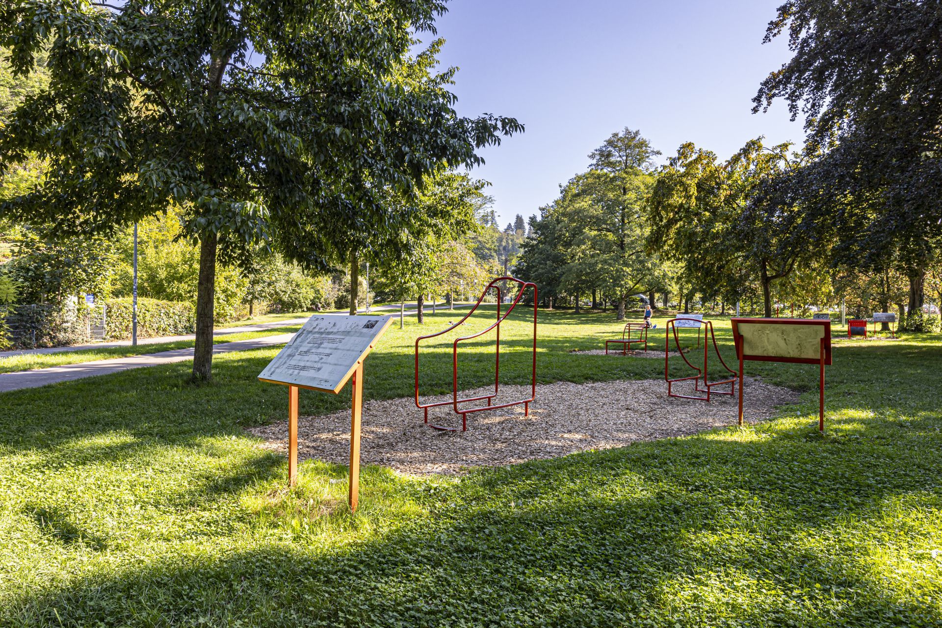 Fitnesspark an der Dreieckswiese im Stadtteil Waldsee