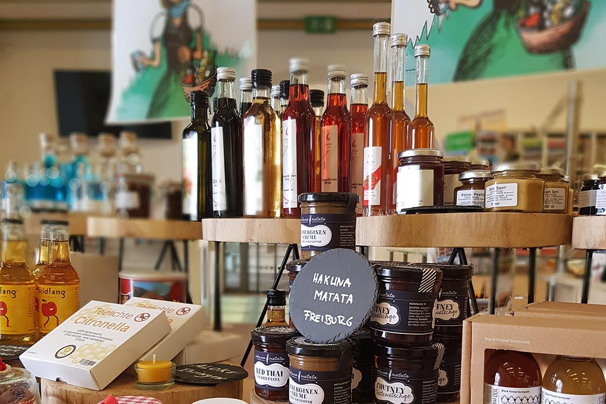 Regionale Produkte in der Tourist Information 