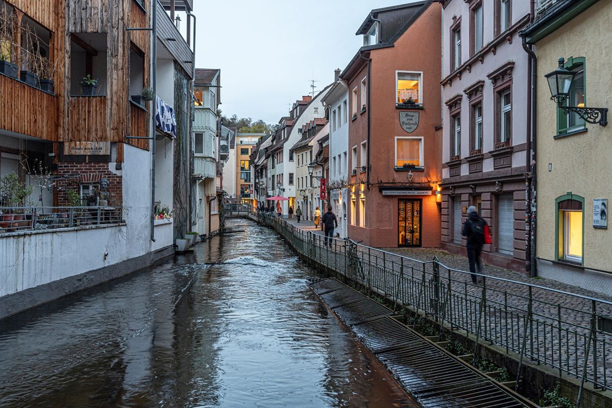 Der Gewerbebach in der Schneckenvorstadt