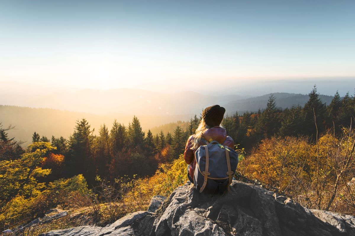 Wandern mit Ausblicken in der Freiburger Region