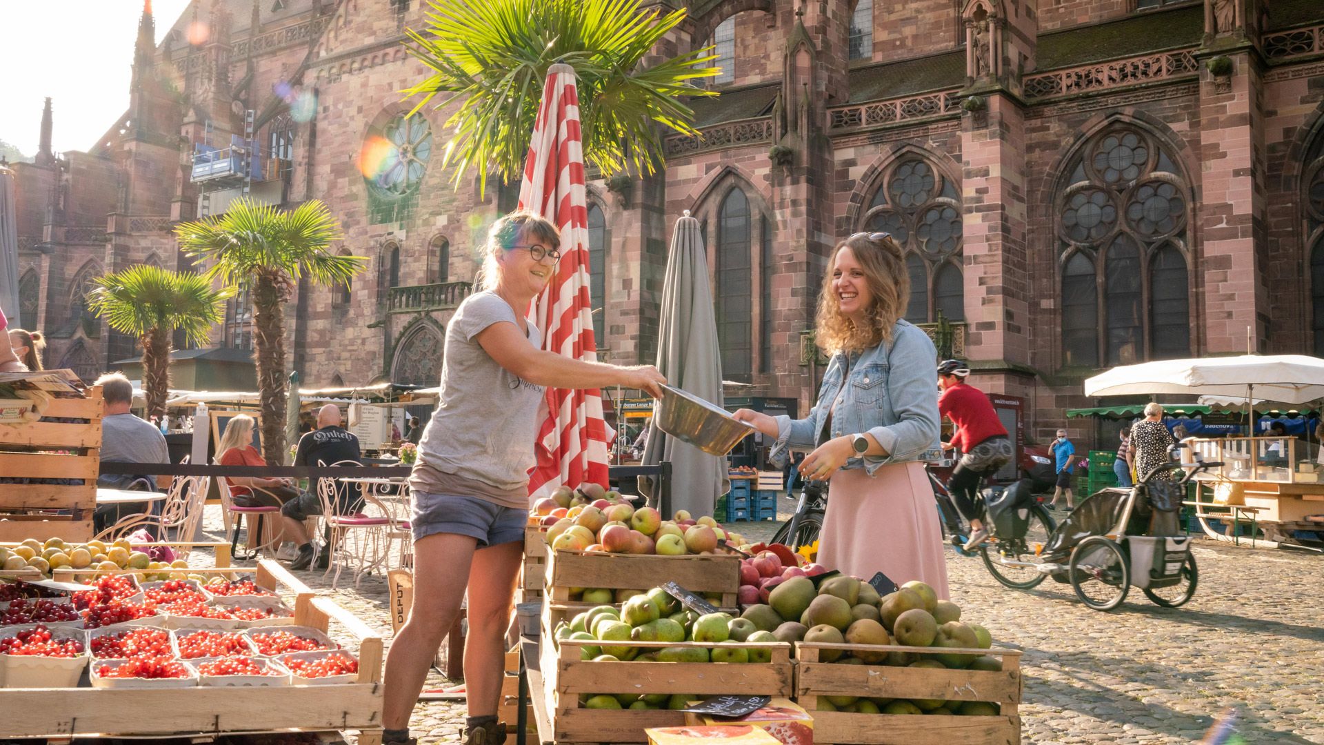 Beste Zutaten findet man auf dem Münstermarkt in Freiburg