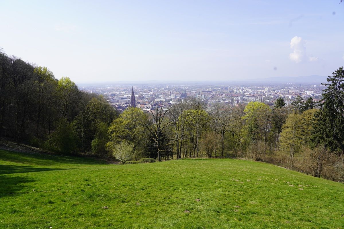 Blick vom Kommandantengarten auf die Stadt