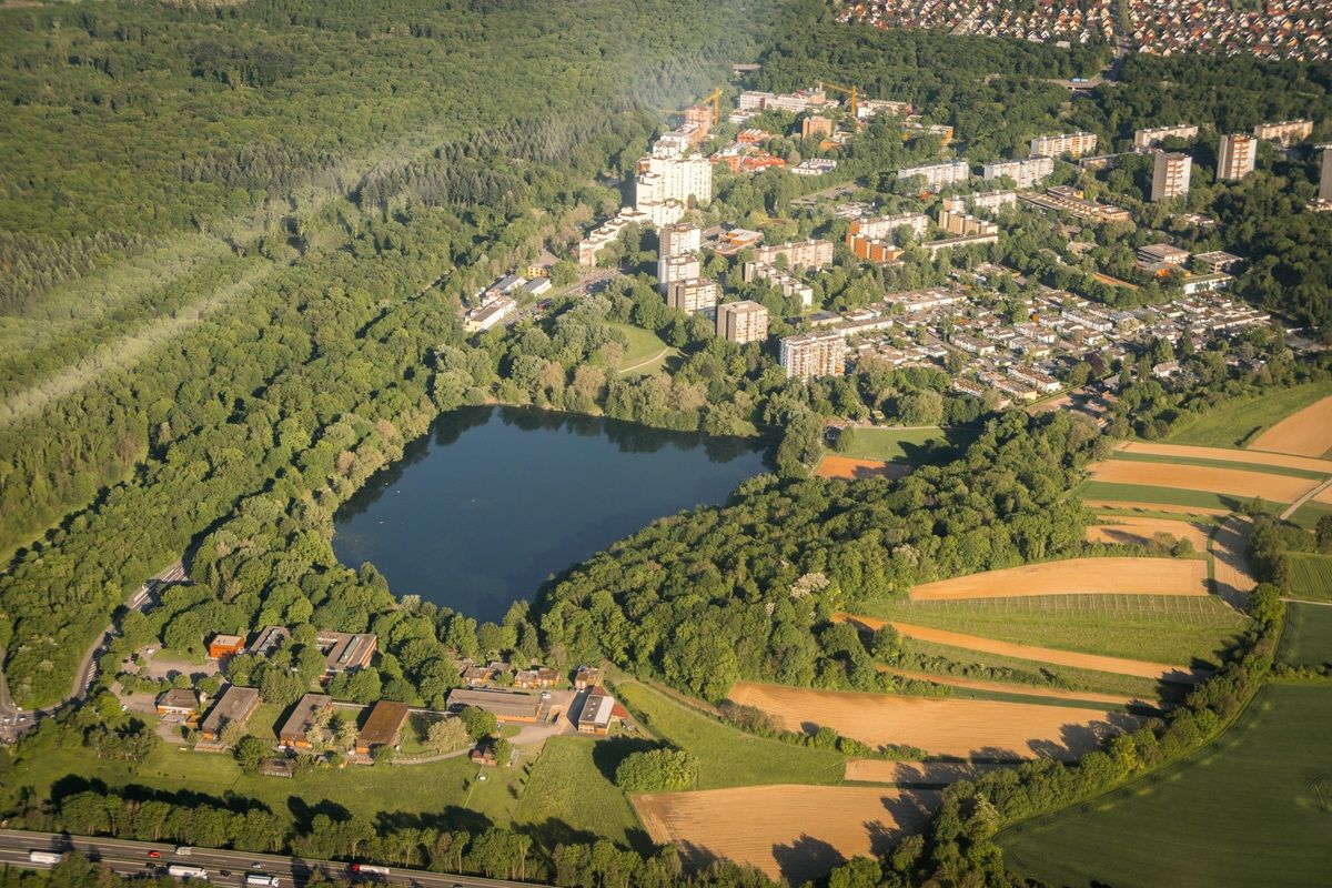 Blick auf den Moosweiher