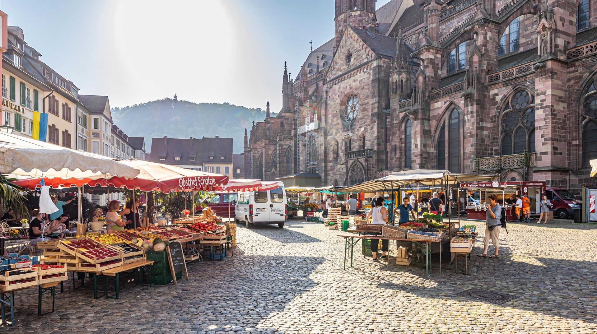 Blick auf den Münstermarkt