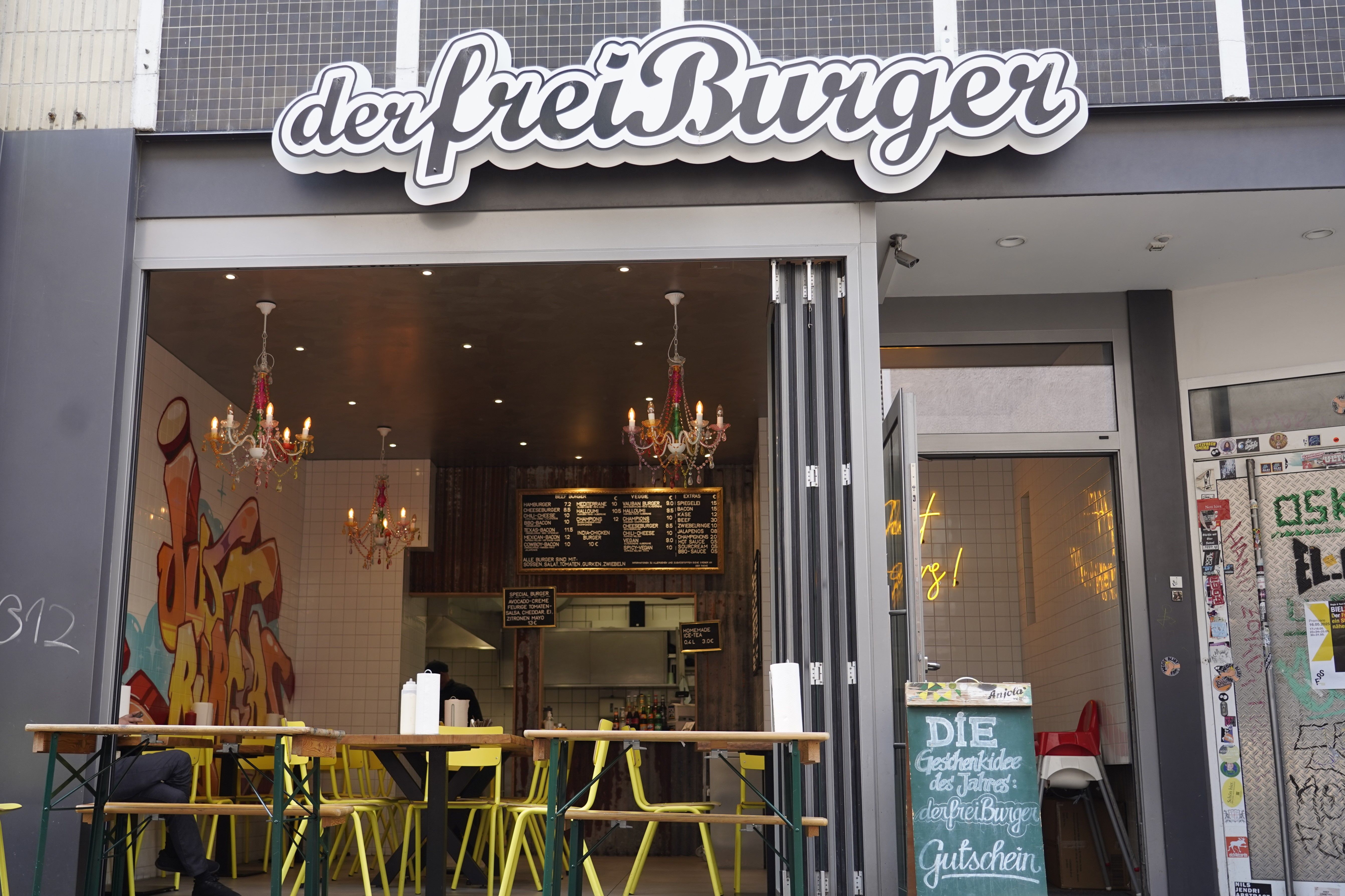 derfreiBurger- Restaurant frontal. 