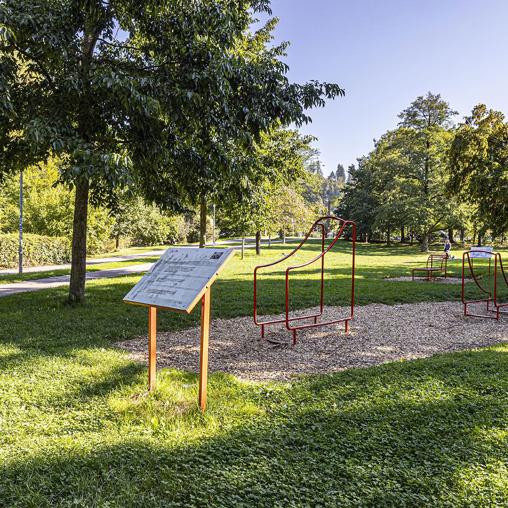 Freiburg Trimm dich Parcours Dreisam