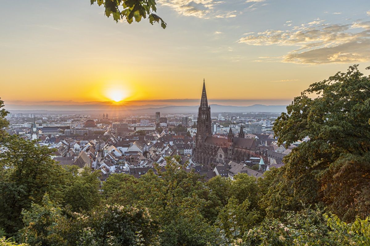 Blick vom Kanonenplatz auf die Stadt