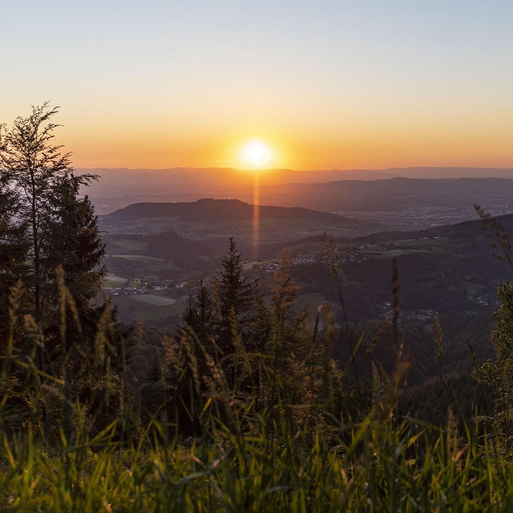Schauinsland Sonnenuntergang